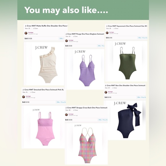 J. Crew NWT Strappy Cross-Back One Piece Swimsuit Sunset Plaid Size 20 Pink - Picture 4 of 13